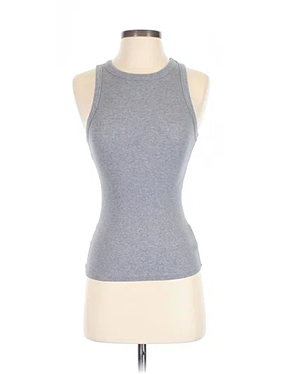 Pre-owned A New Day Tank Top Gray Halter Neckline Tops