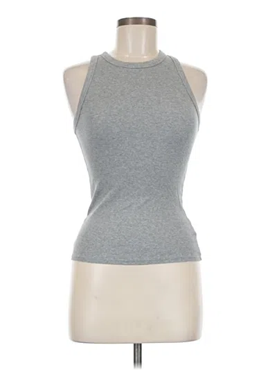Pre-owned A New Day Tank Top Gray Halter Neckline Tops