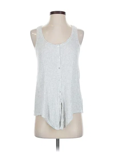 Pre-owned A New Day Tank Top Gray Plunge Neckline Tops
