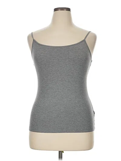 Pre-owned A New Day Tank Top Gray Strapless Neckline Tops