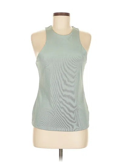 Pre-owned A New Day Tank Top Green Halter Neckline Tops
