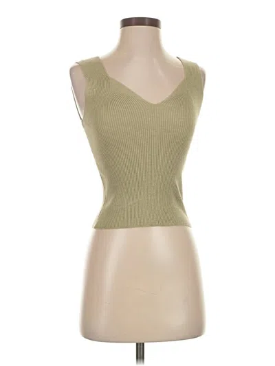 Pre-owned A New Day Tank Top Green Strapless Neckline Tops