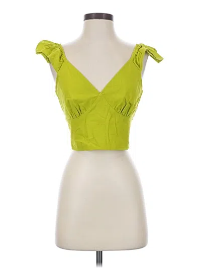 Pre-owned A New Day Tank Top Green Strapless Neckline Tops