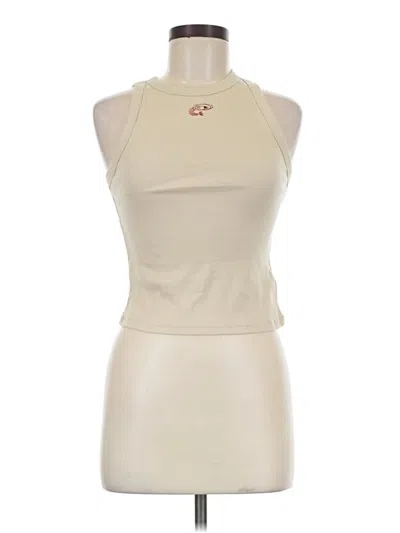Pre-owned A New Day Tank Top Ivory Halter Neckline Tops