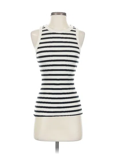 Pre-owned A New Day Tank Top Ivory Halter Neckline Tops In White