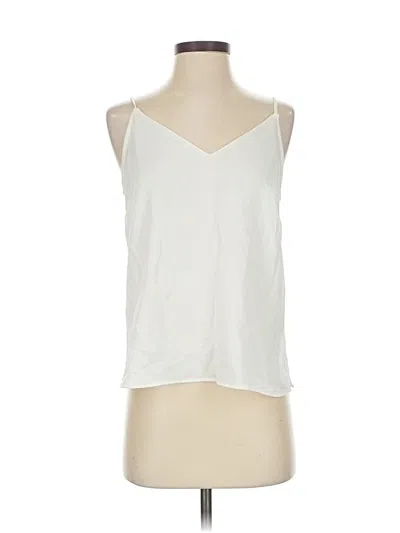 Pre-owned A New Day Tank Top Ivory Halter Neckline Tops In White