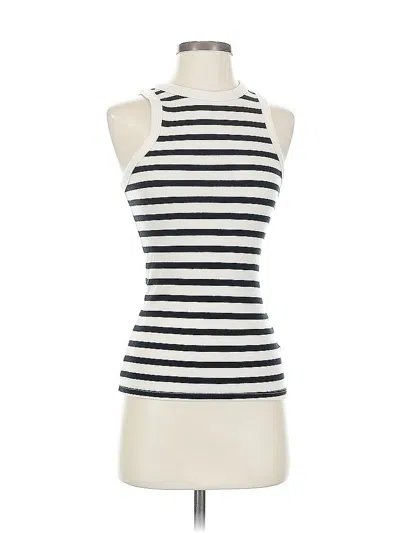 Pre-owned A New Day Tank Top Ivory Halter Neckline Tops In White