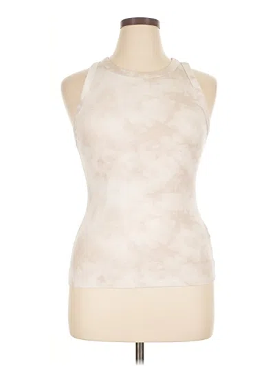 Pre-owned A New Day Tank Top Ivory Halter Neckline Tops In White