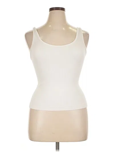 Pre-owned A New Day Tank Top Ivory Strapless Neckline Tops