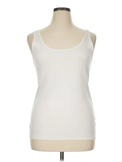 Pre-owned A New Day Tank Top Ivory Strapless Neckline Tops
