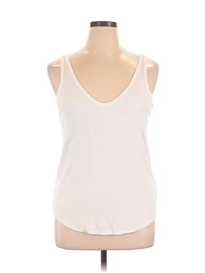 Pre-owned A New Day Tank Top Ivory Strapless Neckline Tops