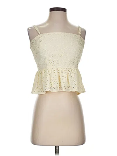 Pre-owned A New Day Tank Top Ivory Strapless Neckline Tops