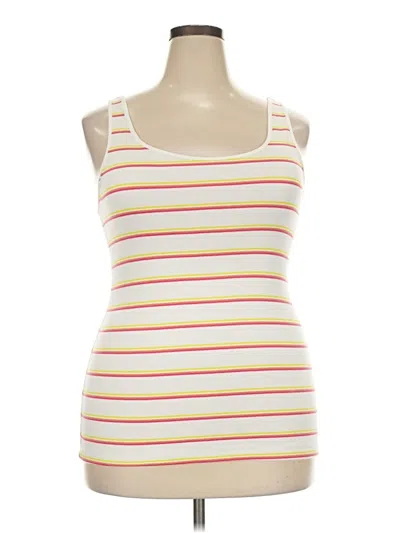 Pre-owned A New Day Tank Top Ivory Strapless Neckline Tops