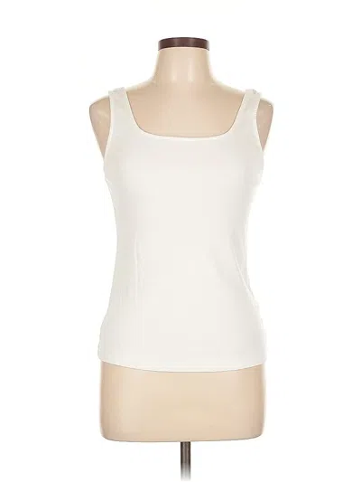 Pre-owned A New Day Tank Top Ivory Strapless Neckline Tops In White