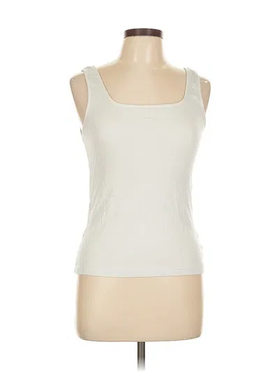 Pre-owned A New Day Tank Top Ivory Strapless Neckline Tops In White
