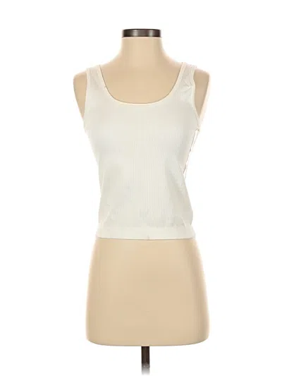 Pre-owned A New Day Tank Top Ivory Strapless Neckline Tops In White