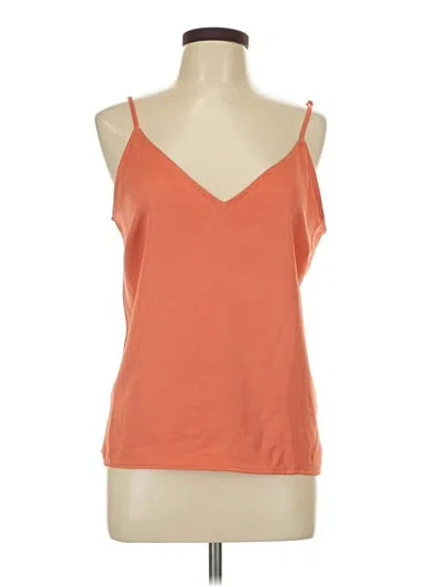 Pre-owned A New Day Tank Top Orange Halter Neckline Tops