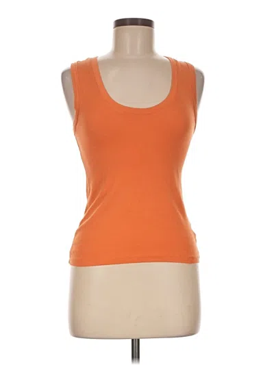 Pre-owned A New Day Tank Top Orange Strapless Neckline Tops