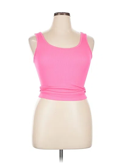 Pre-owned A New Day Tank Top Pink Strapless Neckline Tops