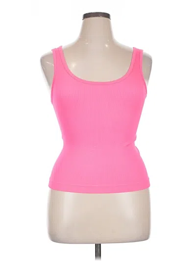 Pre-owned A New Day Tank Top Pink Strapless Neckline Tops