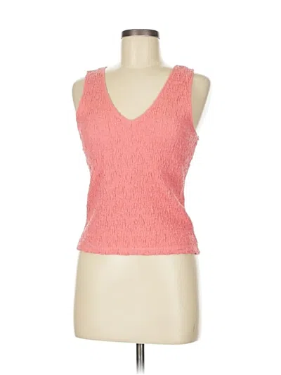 Pre-owned A New Day Tank Top Pink Sweetheart Neckline Tops