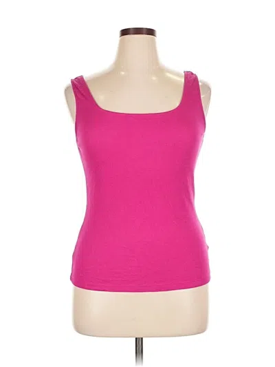 Pre-owned A New Day Tank Top Pink Sweetheart Neckline Tops