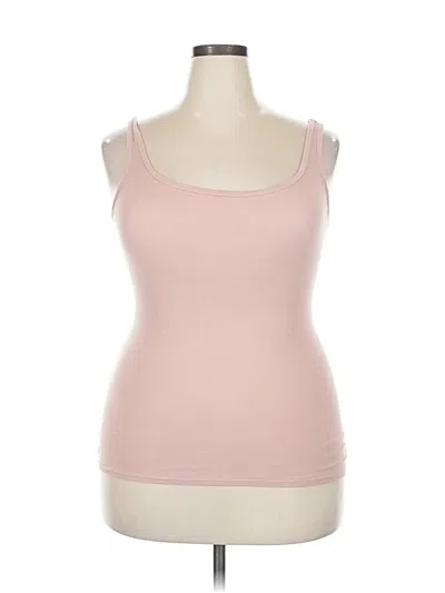 Pre-owned A New Day Tank Top Pink Sweetheart Neckline Tops