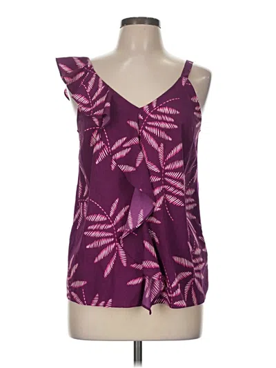 Pre-owned A New Day Tank Top Purple One Shoulder Neckline Tops