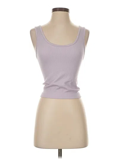 A New Day Tank Top Purple Strapless Neckline Tops