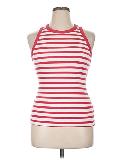 Pre-owned A New Day Tank Top Red Halter Neckline Tops