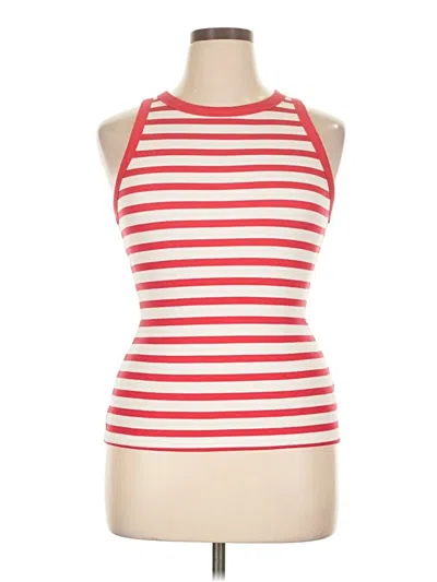 Pre-owned A New Day Tank Top Red Halter Neckline Tops
