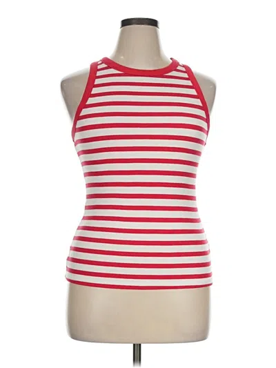 Pre-owned A New Day Tank Top Red Halter Neckline Tops