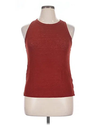 Pre-owned A New Day Tank Top Red Halter Neckline Tops