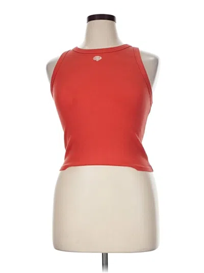 Pre-owned A New Day Tank Top Red Halter Neckline Tops