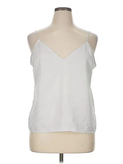 Pre-owned A New Day Tank Top Silver Halter Neckline Tops