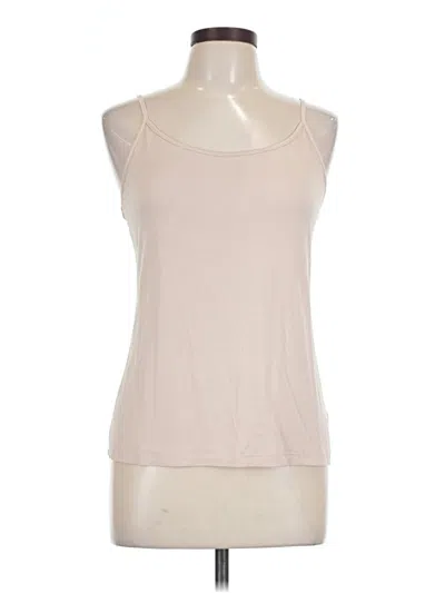 Pre-owned A New Day Tank Top Tan Halter Neckline Tops