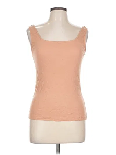 Pre-owned A New Day Tank Top Tan Strapless Neckline Tops