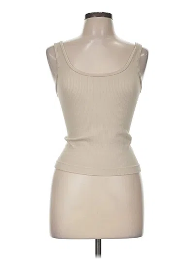 Pre-owned A New Day Tank Top Tan Strapless Neckline Tops