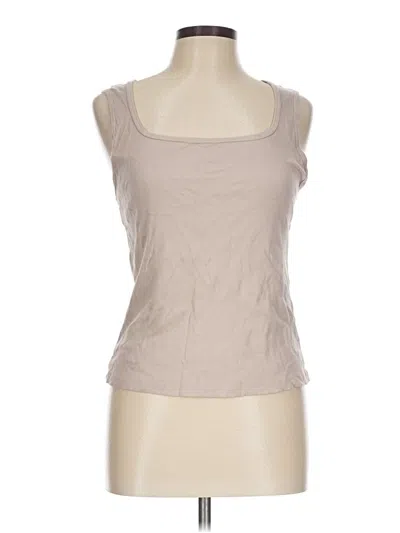 Pre-owned A New Day Tank Top Tan Strapless Neckline Tops