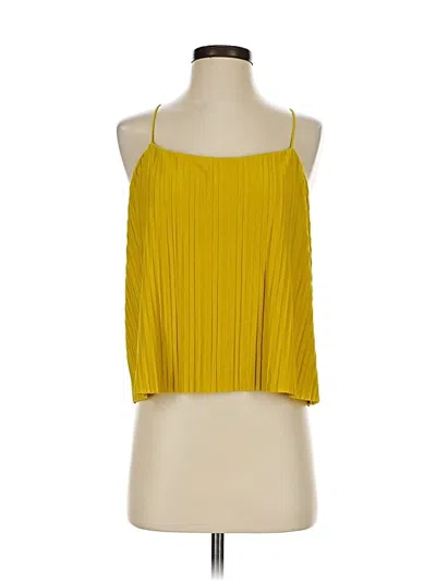 Pre-owned A New Day Tank Top Yellow Halter Neckline Tops