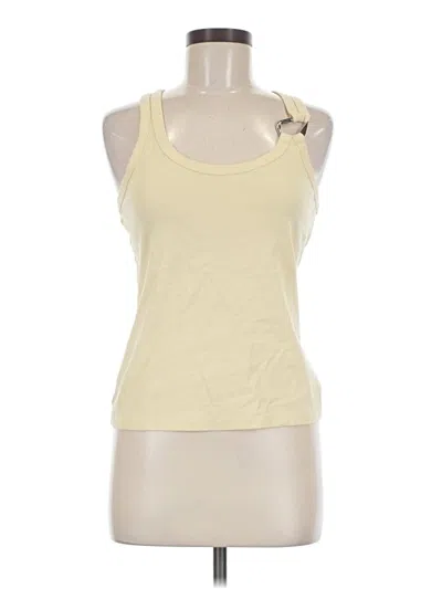 Pre-owned A New Day Tank Top Yellow Halter Neckline Tops