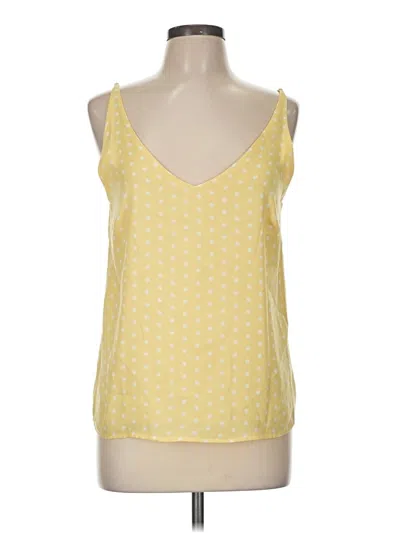 Pre-owned A New Day Tank Top Yellow Sweetheart Neckline Tops