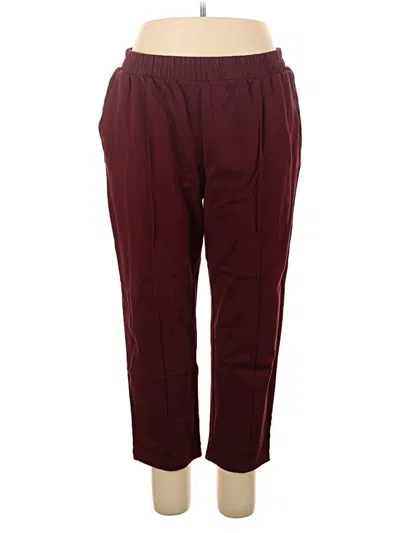 Pre-owned A New Day Track Pants In Burgundy