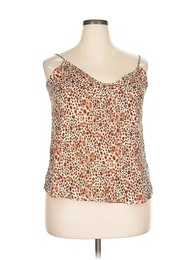 Pre-owned A New Day Tube Top Brown Strapless Neckline Tops