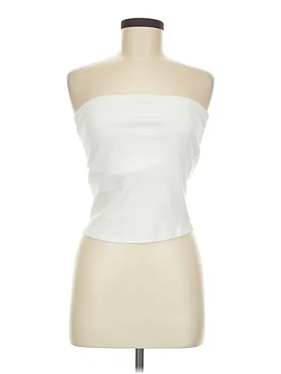 Pre-owned A New Day Tube Top White Strapless Neckline Tops
