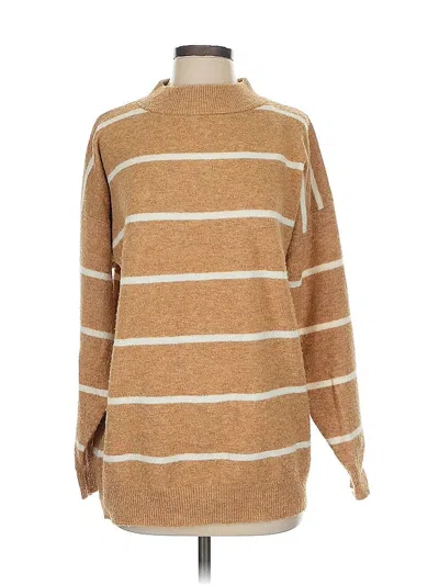 Pre-owned A New Day Turtleneck Sweater In Brown