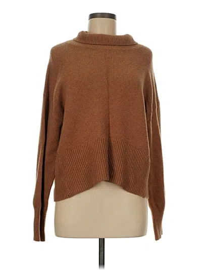 Pre-owned A New Day Turtleneck Sweater In Brown