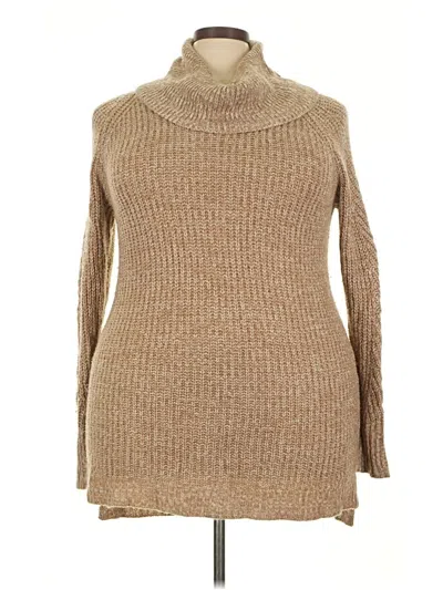Pre-owned A New Day Turtleneck Sweater In Brown
