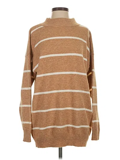Pre-owned A New Day Turtleneck Sweater In Brown