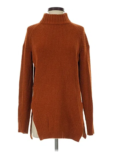 Pre-owned A New Day Turtleneck Sweater In Brown